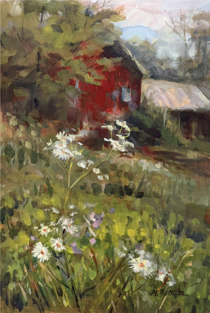 Mark Battista, Sperry Barn, Acrylic, 26x22 inches, $925